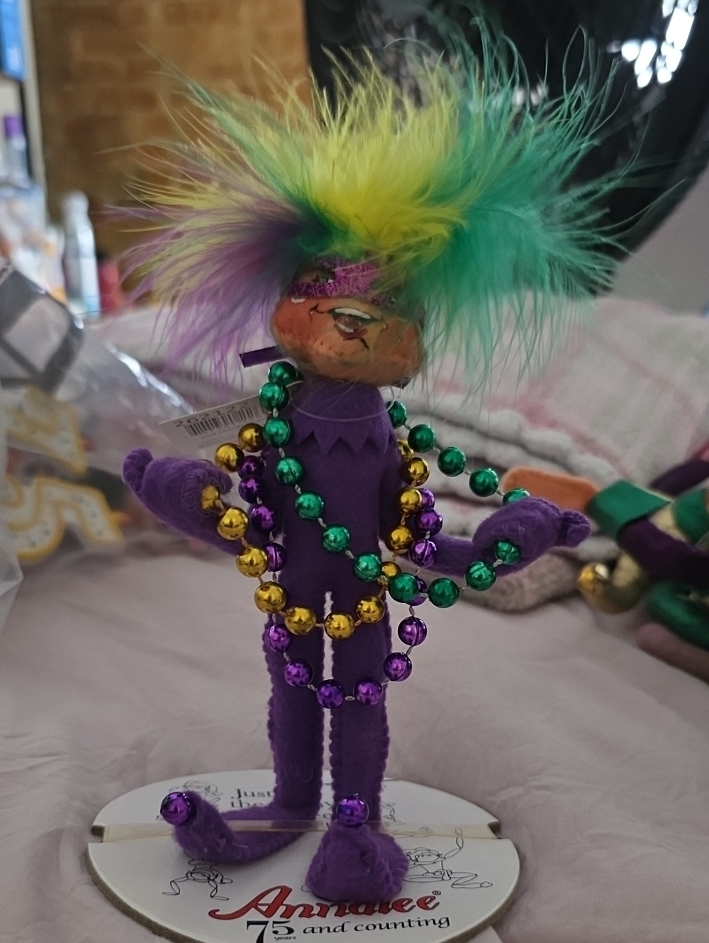Annalee 2022 5 In. Mardi Gras Elf